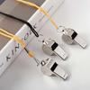 High-Volume Metal Whistle with Lanyard for Sports, Referees, Police, and Rescue.