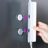 Multi-use Strong Magnetic Hooks Home Office Wall-mounted Remote Control Magnet Holder Keys Anti-Lost Hanging Organizer Hook