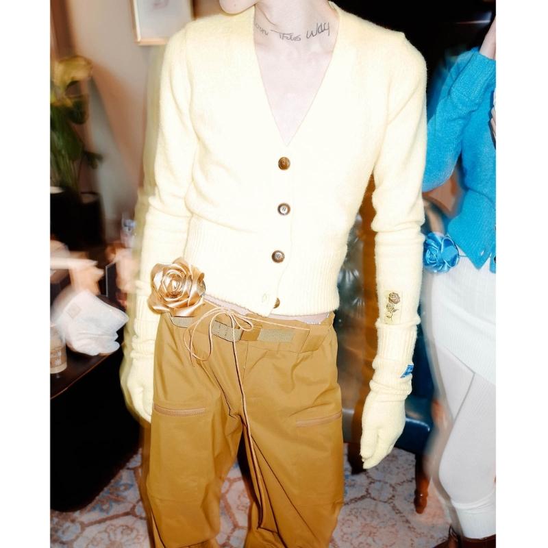 Naszyjnik Choker w stylu Boho Błękitny Kwiatowy Naszyjnik Łańcuszek na Talii Przesadzony Duży Kwiatowy Naszyjnik na Sznurku Biżuteria dla Kobiet Dziewcząt