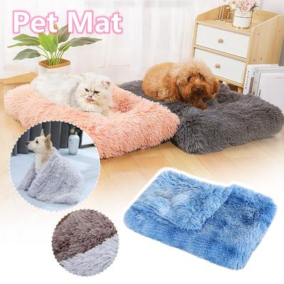 Ev Sıcak Pet Köpek Battaniyesi Kedi Battaniyesi Pet Peluş Mat Düz Renk Pet Mat
