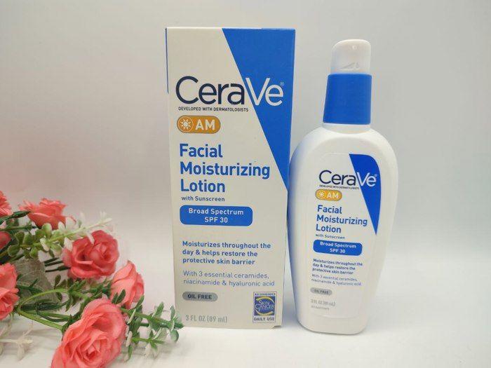 Soin hydratant - CeraVe - Crème Hydratante Visage - SPF30 - 89ml - Peaux sensibles