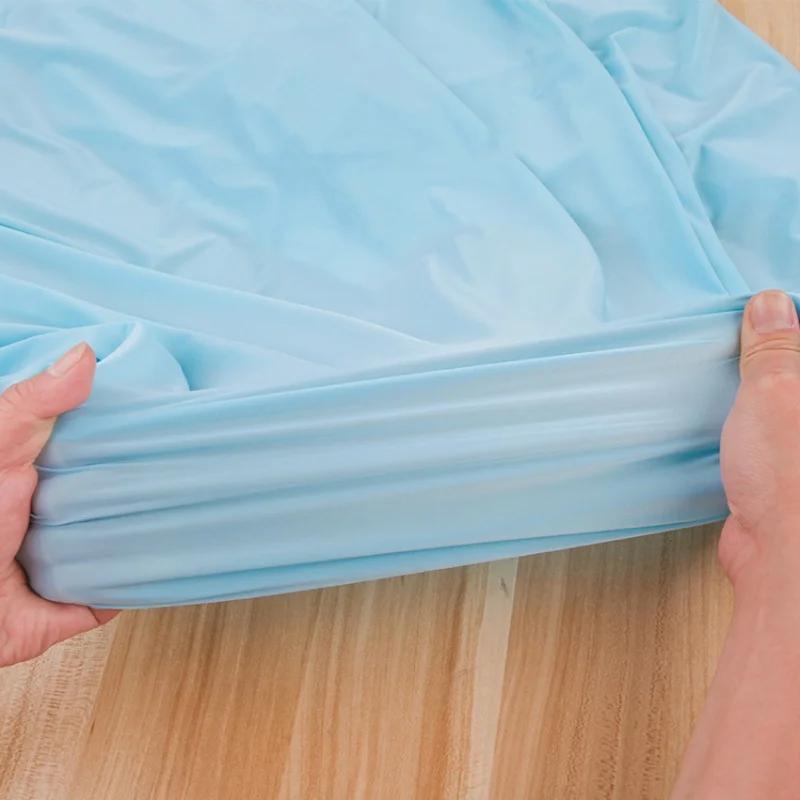 

Матовая ткань спандекс Высокая эластичность Ткань молочный шелк Однотонная Вязаная Четырехсторонняя эластичность DIY Купальник Боди Одежда для йоги 170x50cm небесно-голубой