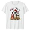 Gingle Bells Gin Christmas Holiday Unisexs Unisexs Graphic Tee