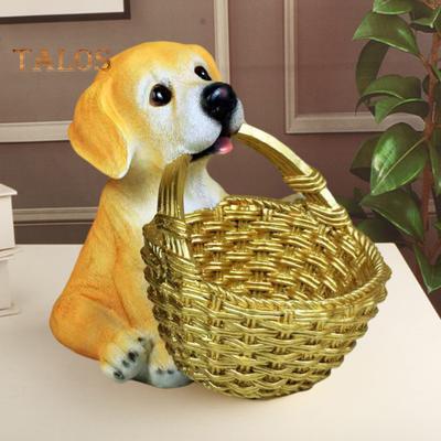 Zásobník na kľúče pre šteniatko Živica Mini úložný košík Psí ozdobný úložný box Držiak na kľúče do predsiene Stôl Domáca kancelárska dekorácia