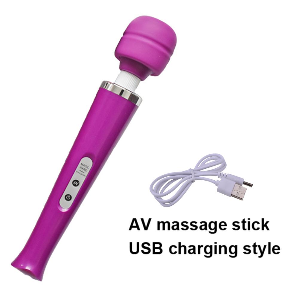 Vibrator für Frauen, Sexspielzeug, elektrischer AV-Stick, Sexspielzeug für ein Paar, Masturbator für Frau, Vagina, Dildo, Analplug