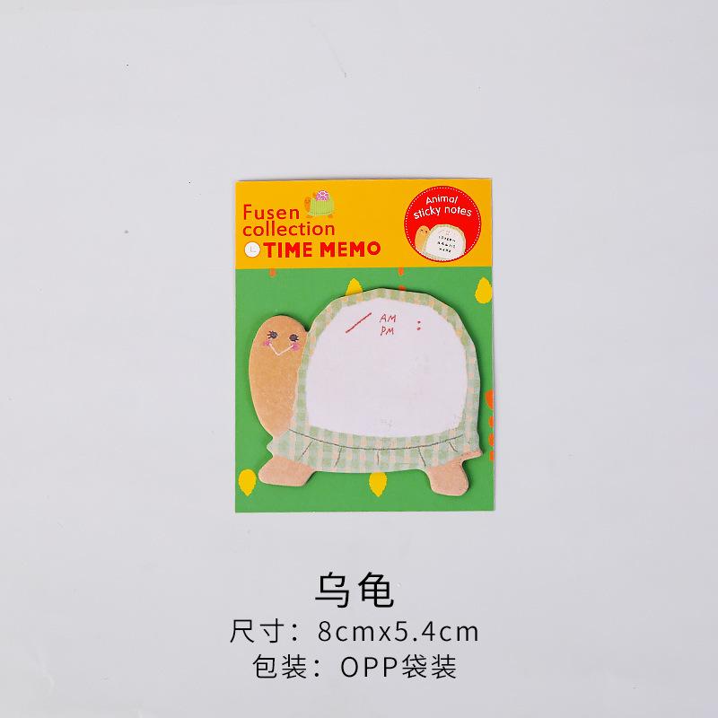Cute Animal Series Memo Pad Sticky Notes Bookmark Point It Sticker Paper office School Supplies Writing Pads Notebooks
