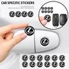 Bil Dörrlås Ögonlock Skydd Nyckelhål Klistermärke Tillbehör För Lexus IS250 IS200 CT200h GS300 LS430 RX450h LX570 IS300 ES RX