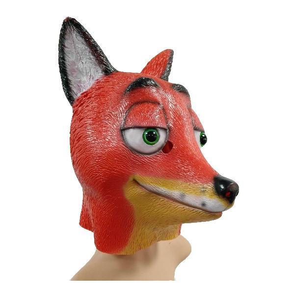 Fox Nick Mask Zootopia Judy Headband cos Anime cartoon spoof latex mask Halloween