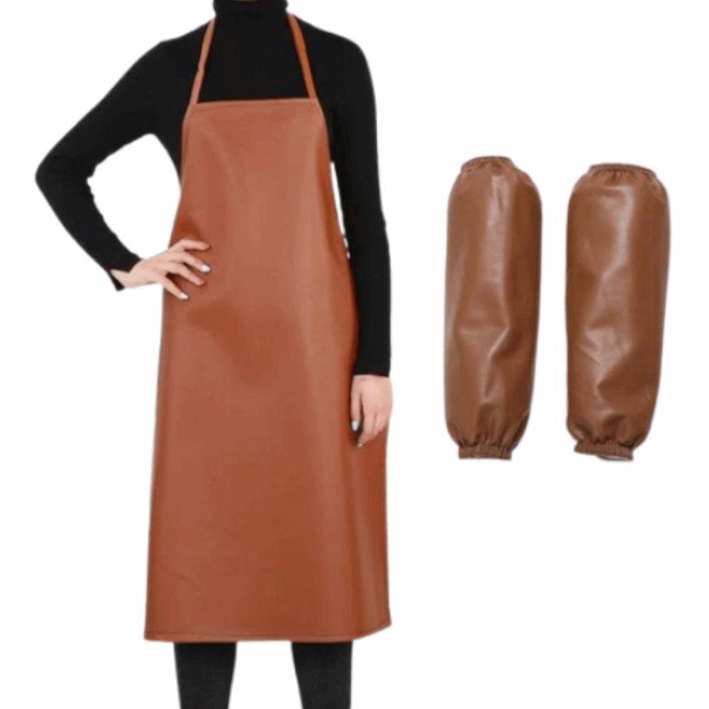 Thickened Welding Protective Apron 95/120cm Kitchen Apron Work Apron Welding Protective Gear