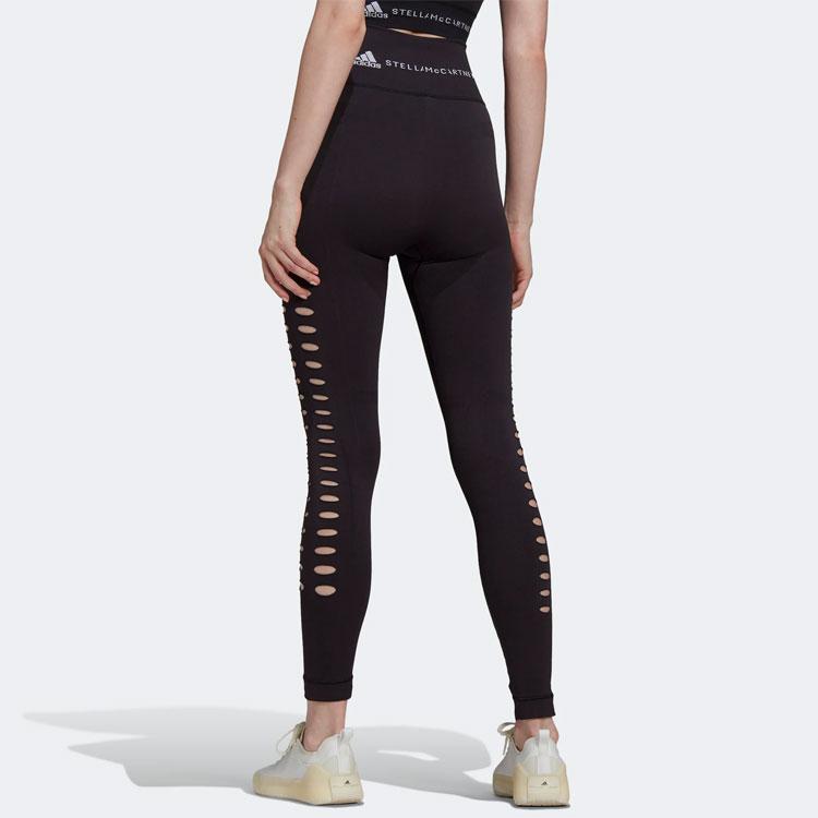 Adidas X Stella McCartney Collaboration Training Breathable Workout Leggings Women Leggings Black HB6072