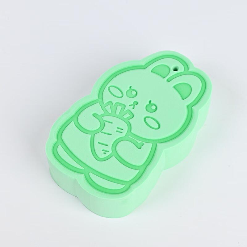 Soft Rabbit Print Bath Sponge