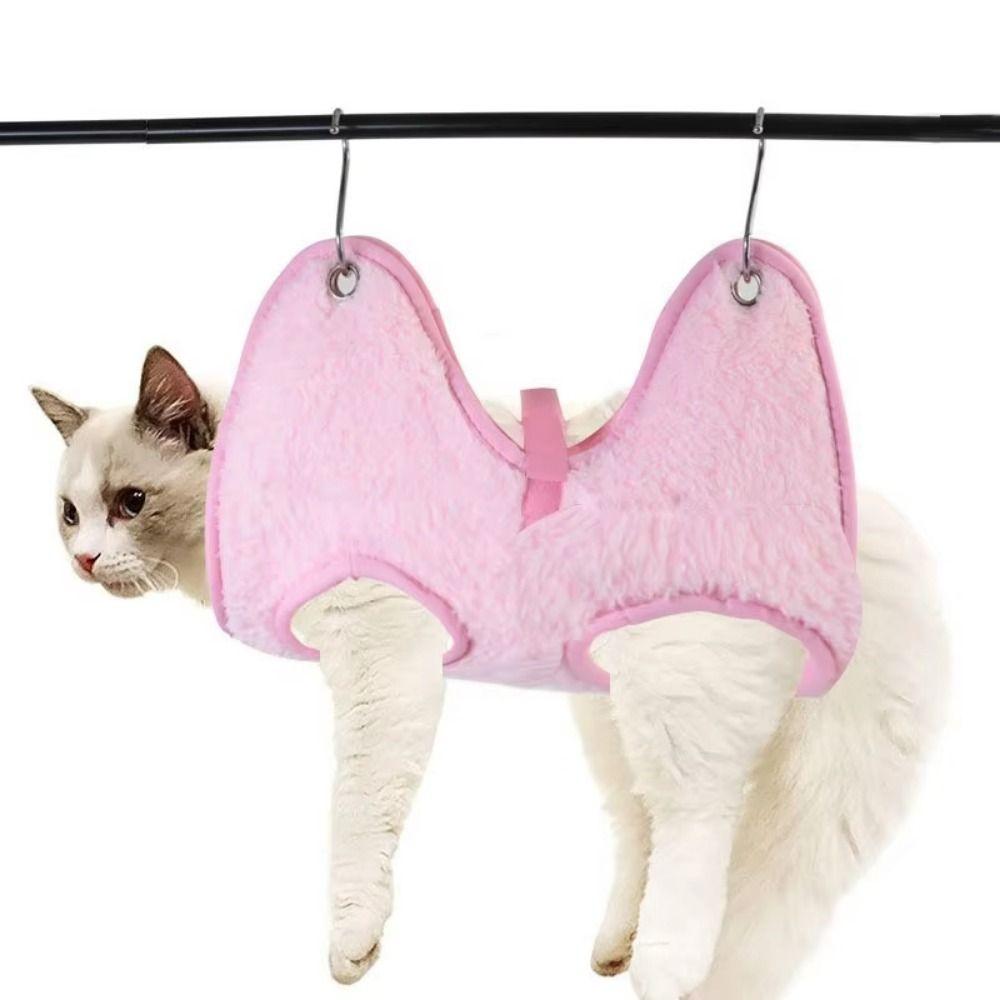 Anti-escape Cat Grooming Hammock Comfortable Cat Hanging Harness Durable Cat Restraint Bag  Bath
