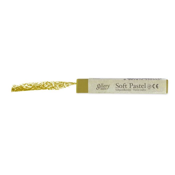 MUNGYO Pastel sec tendre Carré 6 x Gold green