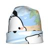 2D Flat Printing Sanrio Pochacco Stylish Adult Beanie for Layering with Fall or Winter Outfits Brings Relaxed Charm To Streetwear or Weekend Fashion S