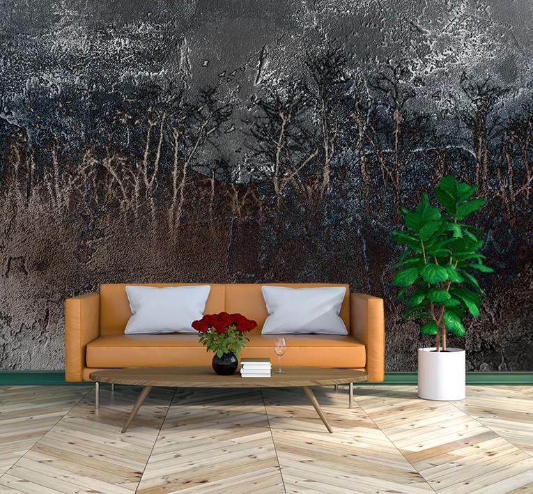 Wallpaper Brown Night Tree
