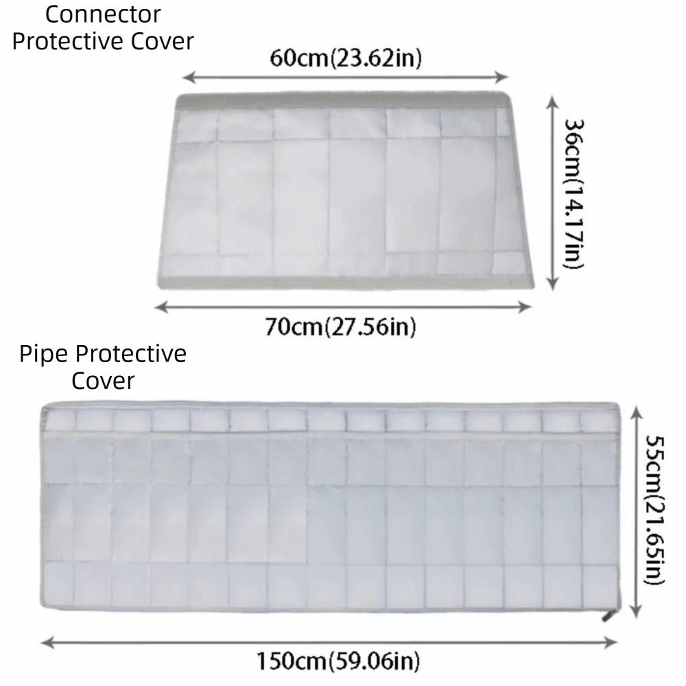 Easy Installation Design Insulated Hoses Duct Cover AC Duct Insulation Wrap Home Cooling Setup