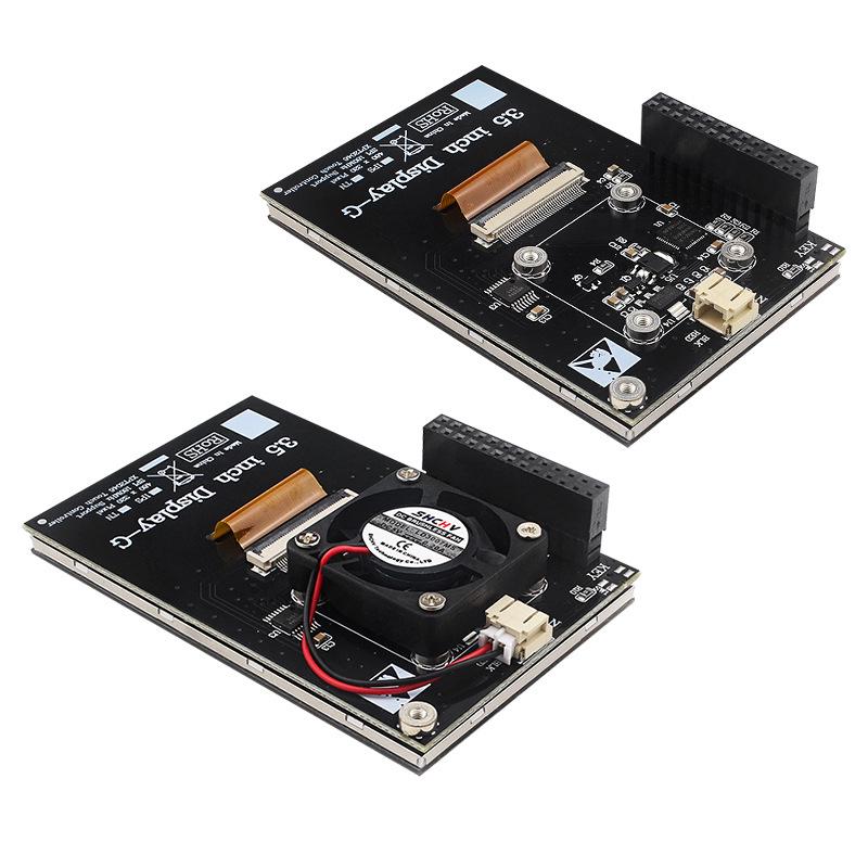 Raspberry Pi 5 4B with 3.5-inch Touchscreen and ABS Shell, 3B+ 60fps Display Monitor