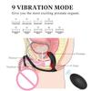 Brinquedos sexuais anais massageador de próstata vibradores masculinos anel peniano 9 modo de vibração vibrador de controle remoto sem fio para homens