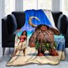 1pc, Moana & Maui Hawaiian Print Blanket Home Decor, Couch Throw, Outdoor Blanket, Gift, Coverlet Suitable for Bedroom