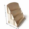 Wood Candy Storage Shelf Multi-Purpose Cookies Storage Rack Book Display Shelf  Trade Shows