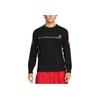 Nike Solid Crew Neck Pullover With Brand Logo Print Long Sleeve Sweatshirt Men Sweatshirt Black DV9639-010