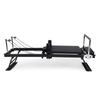 Foldable Pilates Reformer Bed with Wheels for Home Fitness and Yoga