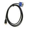 Kabel VGA Męski na HDMI-kompatybilny Złoty HD-15 Męski 1,8M 6 stóp 1080P HDMI-kompatybilny-VGA