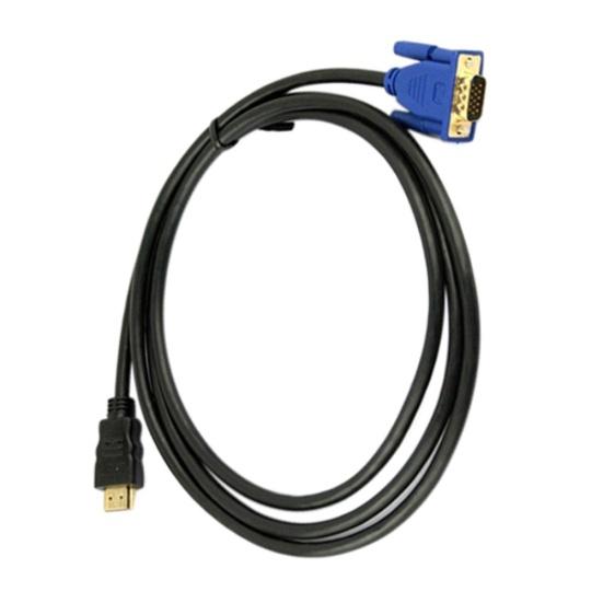 6Ft 1.8M VGA Male To VGA HDMI-compatible Gold HD-15 Male Cable 1080P HDMI-compatible-VGA