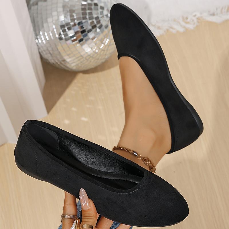 Fashion Classics Black Soft Sole Non Slip Flats Women Summer Autumn Comfort Light Loafers Woman Plus Size Platform Walking Shoes Mujer