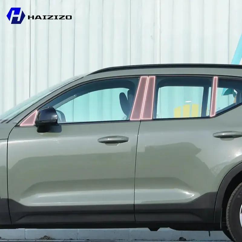 For Volvo XC40 -2025 B/C pillar protective sticker TPU transparent protective film anti scratch and anti fingerprint refit trasparente