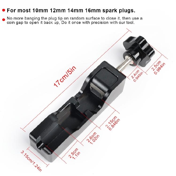 Automotive Engine Sparks Plug Gaps Calibration Aluminum Wrench For Precise Maintenance And Fuels Efficiency M10 To M16