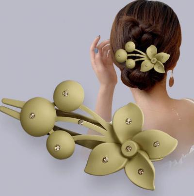 

Floral Hair Clip with Cherry Design Decorative Hair Claw Stylish Hair Accessory for Women and Girls Suitable for Various Hairstyles and Occasions One Size