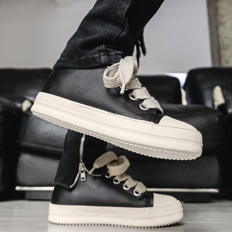 Designer Men's Parkour Shoes Breathable Comfortable Casual Sneakers New Low-top Height-enhancing Vulcanized Shoe Tenis Masculino