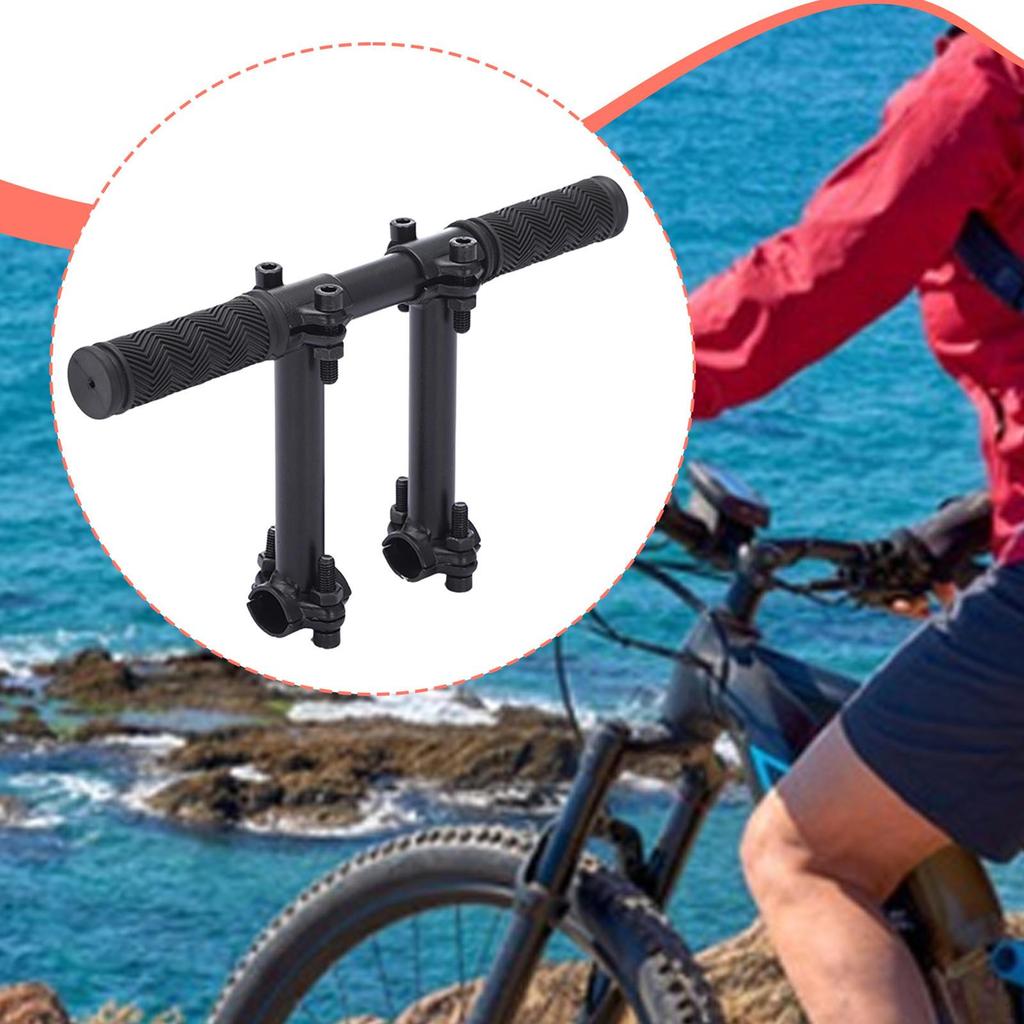 Handlebar Extenders Double Clamp Mounting Base , Easy to Install Metal, Professional, Ergonomic