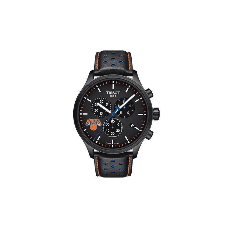 Tissot Speedy Collection Zegarek Męski Mechanizm Kwarcowy Zegarek 45mm Czarna Tarcza Stalowa Koperta Skórzany Pasek T116.617.36.051.05