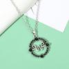 Wednesday Necklace for Men Women Fashion Hollow Letter W Pendant Charm, Minimalist Versatile Gift