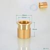 1pcs  45mm~250mm Brass Kitchen Tap Faucet Fixing Extension Fitting Brass Bolt for Monobloc Mixer Tap