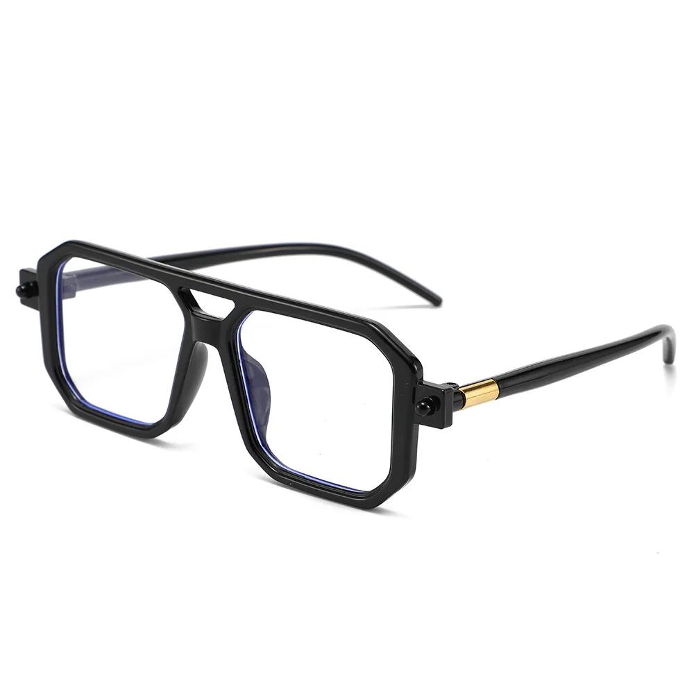 Women Square Sunglasses Outdoor Anti Glare Sun Glasses Quality Men'S Retro Classic Rivet Fashion Glasses Uv400 Eyeglasses