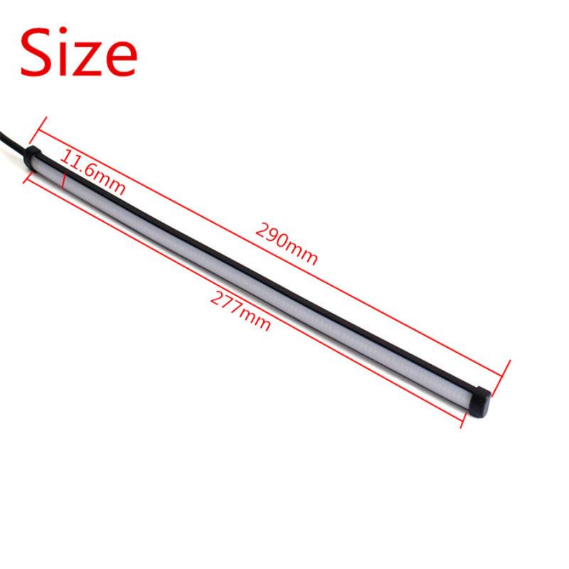 New 29cm Sequential Switchback Flowing LED Motorcycle Tail Brake Turn Signal Lights