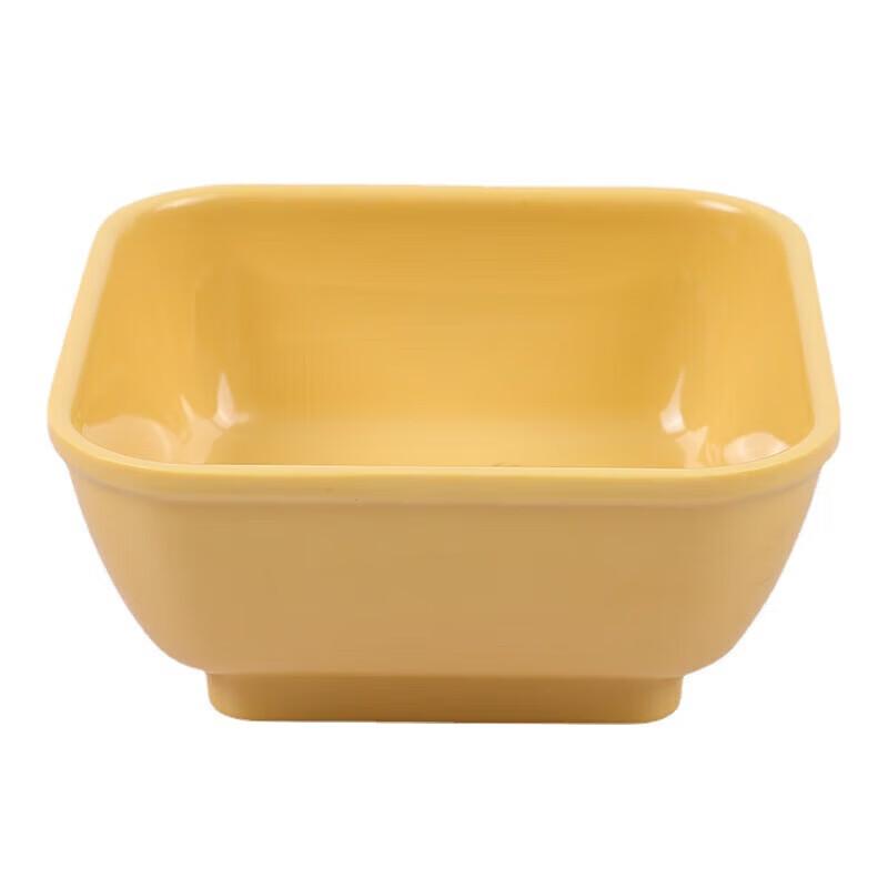 Kwadratowy talerz deserowy WHE z melaminy