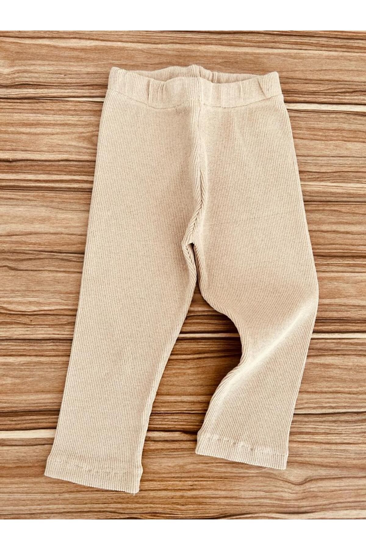 

Базовые колготки из лайкры для девочек и мальчиков, малышей 2-4 Yaş белый