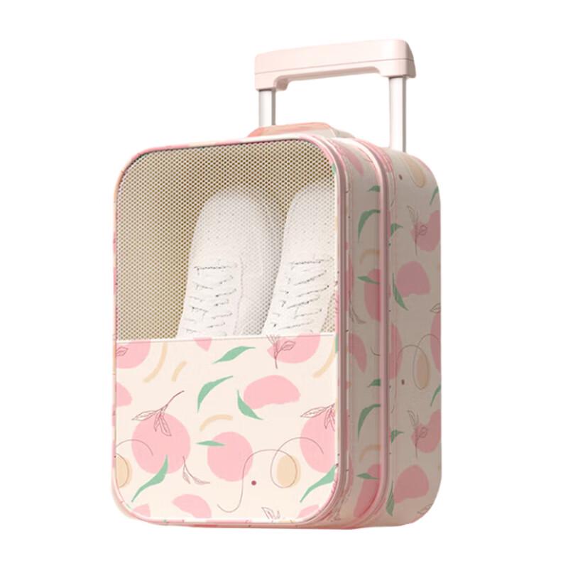Travel Clothing Storage Bag with Double-Layer Shoe Compartment