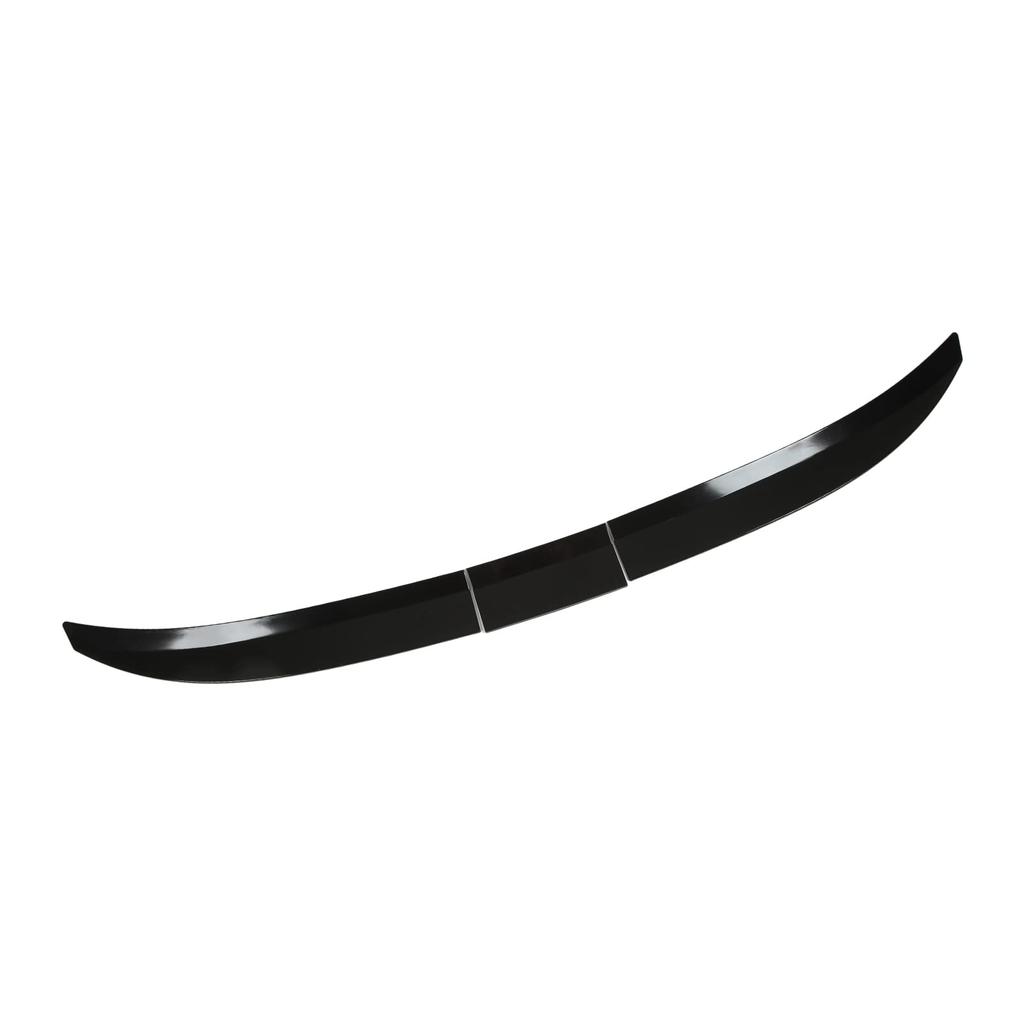 3-Piece Adjustable Tailgate Spoiler Wing, Gloss Black Rear Trunk Spoiler Lip for Toyota Civic, Universal Fitment