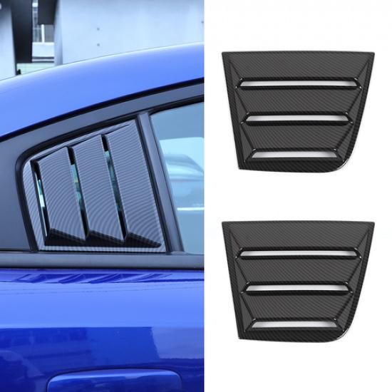 Rear Side Tuyere Quarter Louver Vent Cover for Dodge Charger 2011+ Accessories