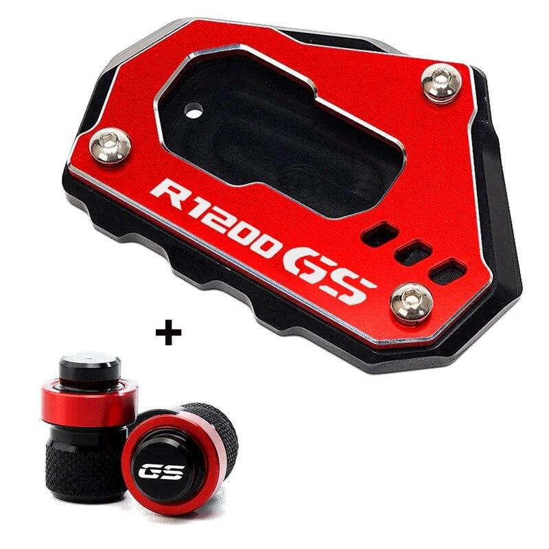 Motorcycle CNC Side Kickstand Stand Extension Plate For BMW R1200GS LC K50 R1200GS Adventure LC K51 R 1200 GS Side Stand Enlarge