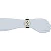 Disney MK1015 Mickey Mouse Silver Dial Black Crocodile Strap Watch Unisex