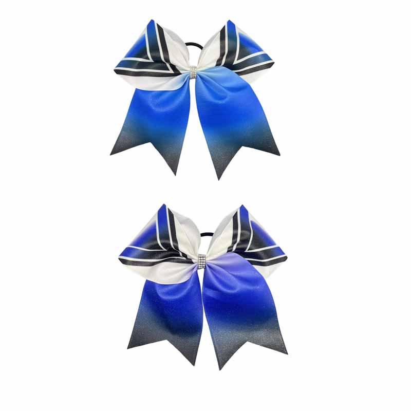 European and American Style Shiny Bow Leather Band Hair Ties for Girls
