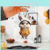 Rabbit Cartoon Cute Pattern Acrylic Pendant For Car Accessories Decoration