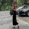Golden Velvet Women's Mid-Length High-Waisted Slimming Pencil Skirt (Spring/Autumn 2026).
