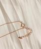Alleun Silver 925 Chain Gemstone Choker Rainbow Pearl Silver Necklace